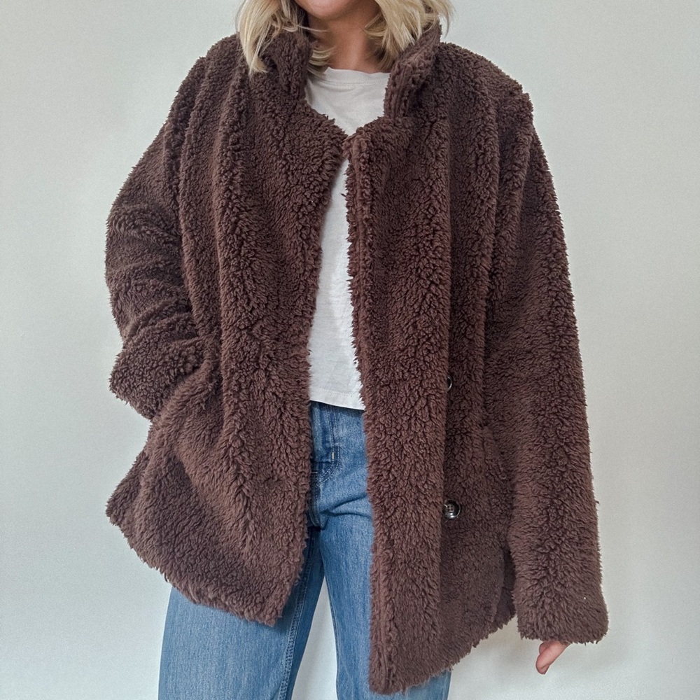 Brown Sherpa Jacket